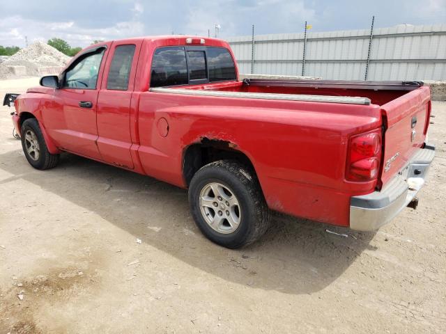 1D7HE42K97S104341 - 2007 DODGE DAKOTA SLT RED photo 2