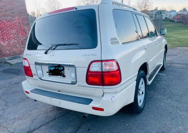 JTJHT00W153554973 - 2005 LEXUS LX 470 WHITE photo 3