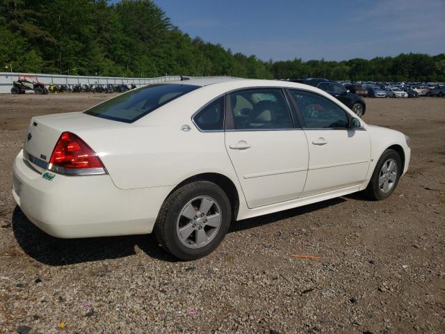 2G1WT57K291284537 - 2009 CHEVROLET IMPALA 1LT WHITE photo 3