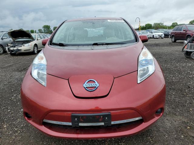 JN1AZ0CP1CT025563 - 2012 NISSAN LEAF SV RED photo 5