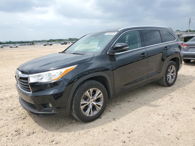 5TDKKRFH2ES022333 - 2014 TOYOTA HIGHLANDER XLE BLACK photo 1