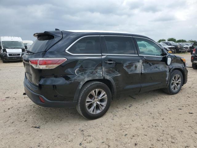 5TDKKRFH2ES022333 - 2014 TOYOTA HIGHLANDER XLE BLACK photo 3