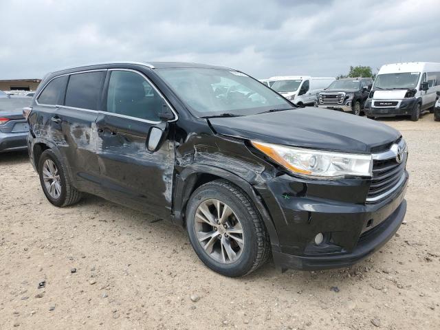 5TDKKRFH2ES022333 - 2014 TOYOTA HIGHLANDER XLE BLACK photo 4