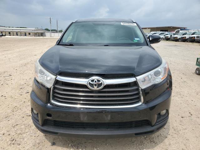 5TDKKRFH2ES022333 - 2014 TOYOTA HIGHLANDER XLE BLACK photo 5