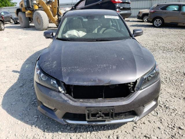 1HGCR2F86FA068058 - 2015 HONDA ACCORD EXL GRAY photo 5