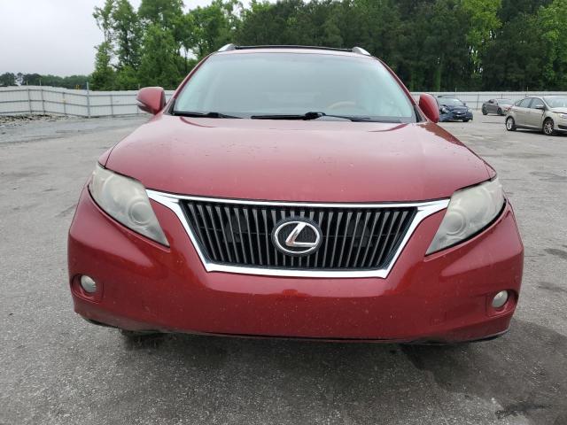 2T2BK1BA7AC063842 - 2010 LEXUS RX 350 RED photo 5