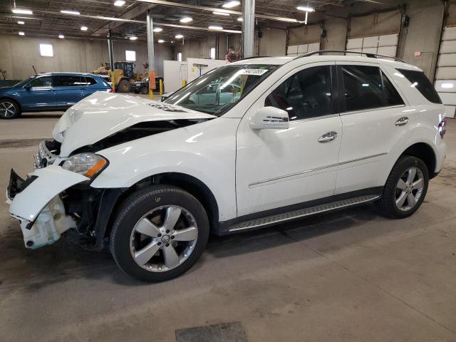 4JGBB8GB5BA708780 - 2011 MERCEDES-BENZ ML 350 4MATIC WHITE photo 1