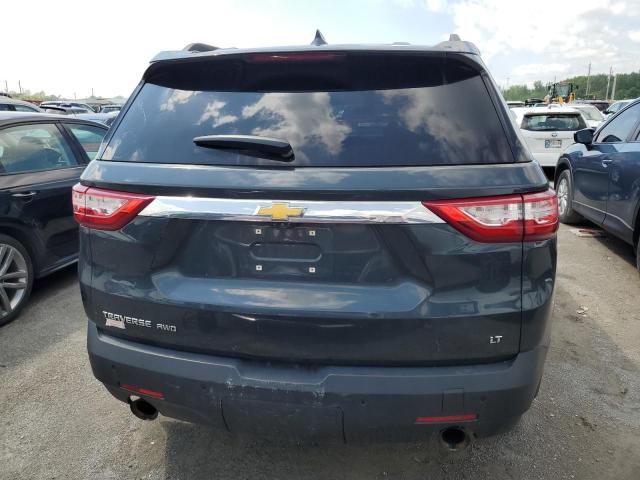 1GNEVHKW1KJ202860 - 2019 CHEVROLET TRAVERSE LT BLUE photo 6