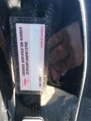 2C3CDZFJ0MH510702 - 2021 DODGE CHALLENGER R/T SCAT PACK BLACK photo 12