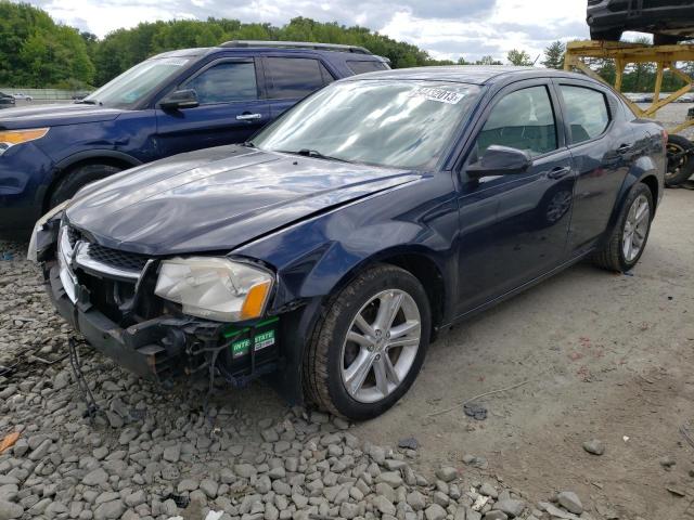 1C3CDZCB8DN652302 - 2013 DODGE AVENGER SXT BLUE photo 1