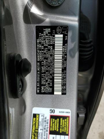 2T1BURHE5EC153584 - 2014 TOYOTA COROLLA L TAN photo 12