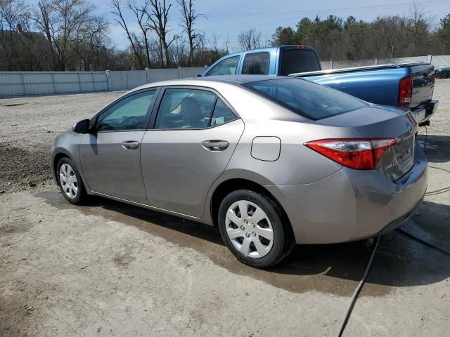 2T1BURHE5EC153584 - 2014 TOYOTA COROLLA L TAN photo 2