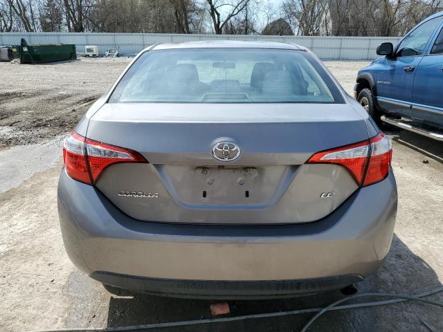 2T1BURHE5EC153584 - 2014 TOYOTA COROLLA L TAN photo 6