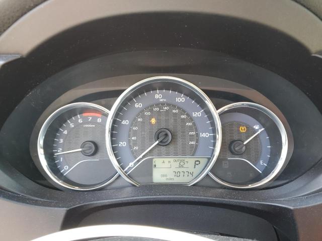 2T1BURHE5EC153584 - 2014 TOYOTA COROLLA L TAN photo 9