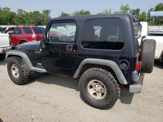 1J4F449S66P785810 - 2006 JEEP WRANGLER / SPORT BLACK photo 2