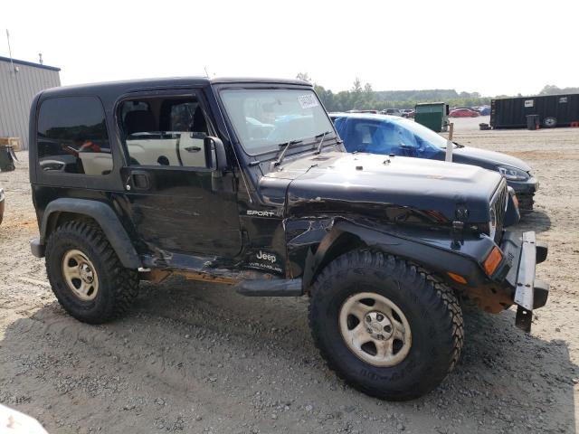 1J4F449S66P785810 - 2006 JEEP WRANGLER / SPORT BLACK photo 4