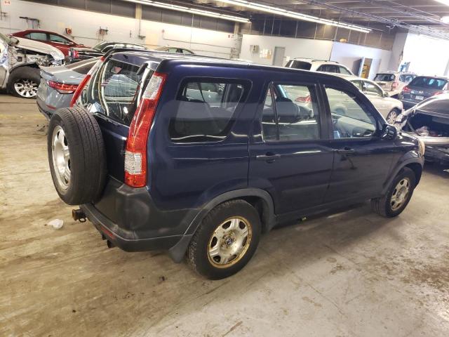 JHLRD78576C036721 - 2006 HONDA CR-V LX BLUE photo 3