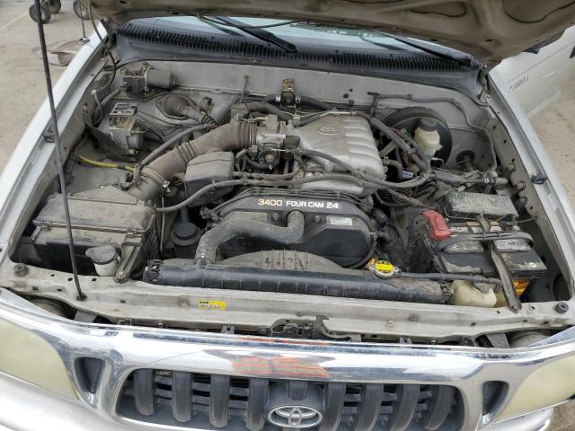 5TEGN92N94Z423730 - 2004 TOYOTA TACOMA DOUBLE CAB PRERUNNER SILVER photo 11