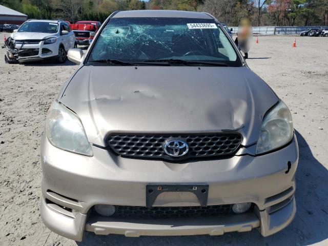 2T1KR32E93C127414 - 2003 TOYOTA COROLLA MA XR BEIGE photo 5