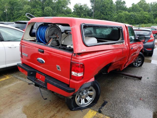 1FTYR10D17PA45936 - 2007 FORD RANGER RED photo 3