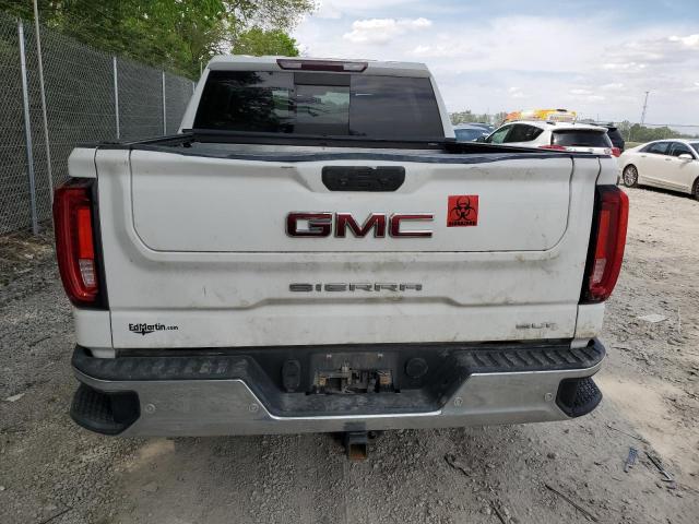 3GTU9DED4KG103821 - 2019 GMC SIERRA K1500 SLT WHITE photo 6