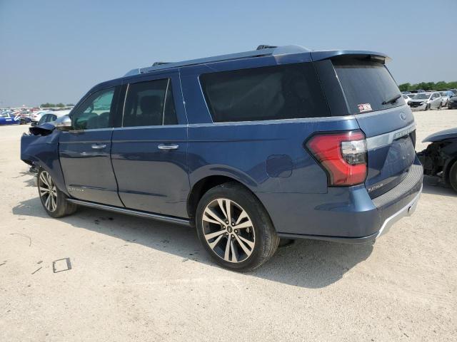 1FMJK1MT1LEA15117 - 2020 FORD EXPEDITION MAX PLATINUM BLUE photo 2