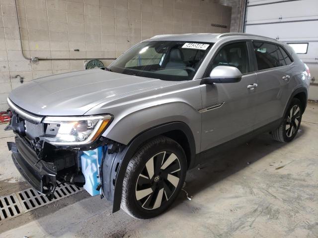 1V2HE2CA4RC225388 - 2024 VOLKSWAGEN ATLAS CROS SE فضي صورة 1