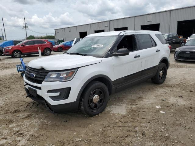 1FM5K8AR5KGB28087 - 2019 FORD EXPLORER POLICE INTERCEPTOR WHITE photo 1