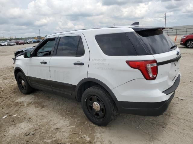 1FM5K8AR5KGB28087 - 2019 FORD EXPLORER POLICE INTERCEPTOR WHITE photo 2