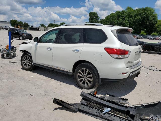 5N1AR2MM8GC614964 - 2016 NISSAN PATHFINDER S WHITE photo 2
