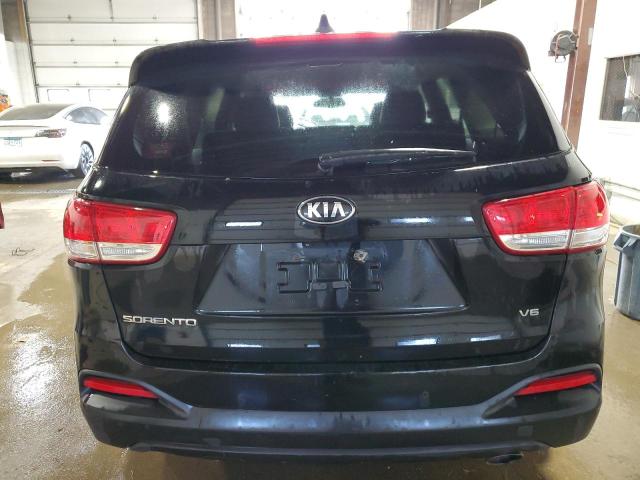 5XYPGDA5XGG017081 - 2016 KIA SORENTO LX BLACK photo 6