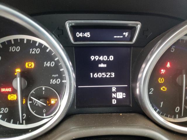 4JGDA5HB9CA004785 - 2012 MERCEDES-BENZ ML 350 4MATIC WHITE photo 9