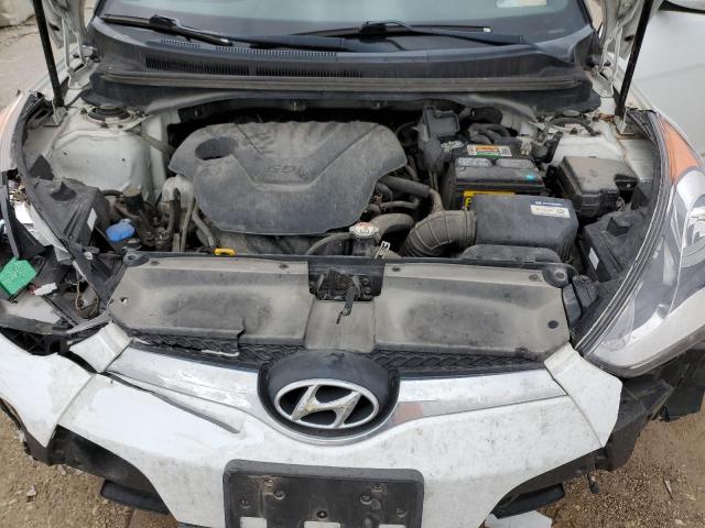 KMHTC6AD8HU324211 - 2017 HYUNDAI VELOSTER WHITE photo 12