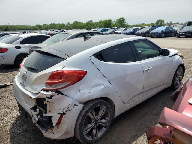 KMHTC6AD8HU324211 - 2017 HYUNDAI VELOSTER WHITE photo 3