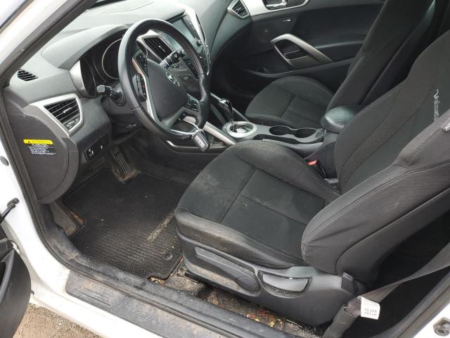 KMHTC6AD8HU324211 - 2017 HYUNDAI VELOSTER WHITE photo 7