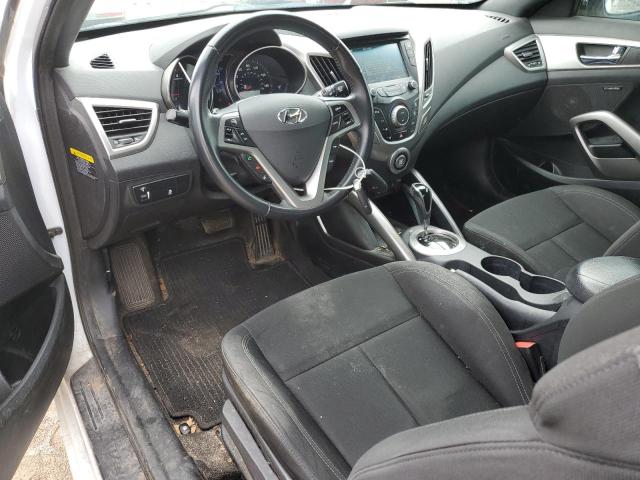 KMHTC6AD8HU324211 - 2017 HYUNDAI VELOSTER WHITE photo 8