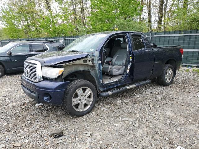 5TFBY5F13BX163380 - 2011 TOYOTA TUNDRA DOUBLE CAB LIMITED BLUE photo 1