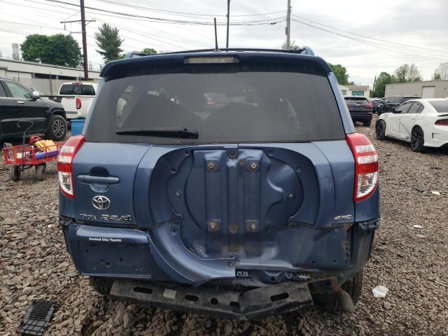 JTMBF4DV3AD038904 - 2010 TOYOTA RAV4 BLUE photo 6