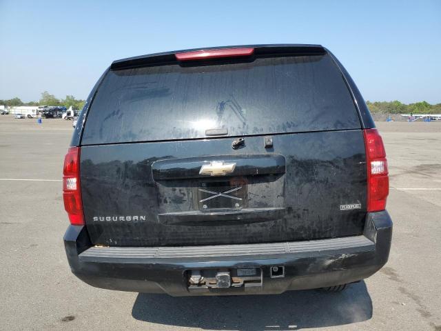 1GNSKJE70CR102386 - 2008 CHEVROLET SUBURBAN K1500 LT BLACK photo 6