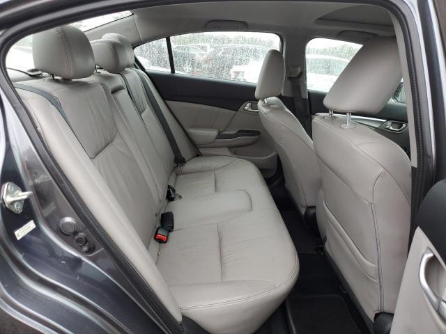 19XFB2F94DE006984 - 2013 HONDA CIVIC EXL ნაცრისფერი ფოტო 10