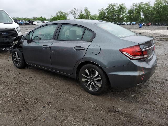 19XFB2F94DE006984 - 2013 HONDA CIVIC EXL ნაცრისფერი ფოტო 2