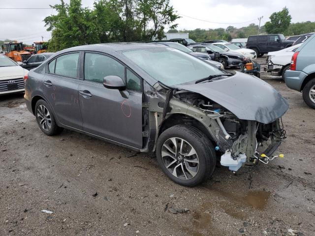 19XFB2F94DE006984 - 2013 HONDA CIVIC EXL ნაცრისფერი ფოტო 4