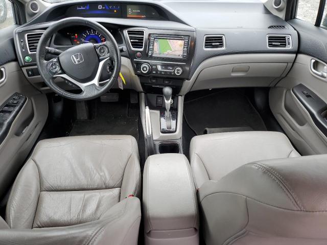 19XFB2F94DE006984 - 2013 HONDA CIVIC EXL ნაცრისფერი ფოტო 8