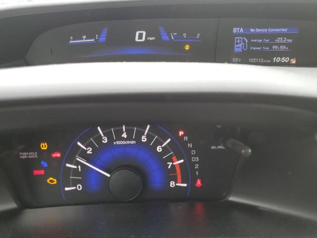19XFB2F94DE006984 - 2013 HONDA CIVIC EXL ნაცრისფერი ფოტო 9