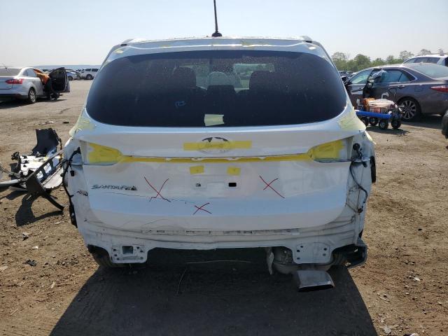 5NMS23AD2KH053498 - 2019 HYUNDAI SANTA FE SE WHITE photo 6