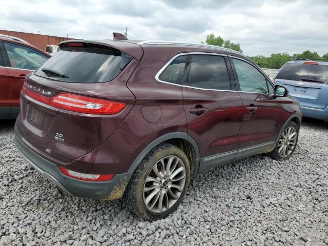 5LMCJ3C98GUJ27760 - 2016 LINCOLN MKC RESERVE BURGUNDY photo 3