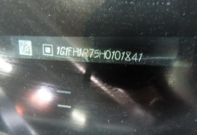 1G1FH1R75H0101841 - 2017 CHEVROLET CAMARO SS WHITE photo 10