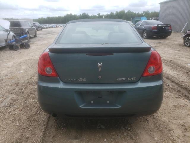 1G2ZJ57K394249010 - 2009 PONTIAC G6 TEAL photo 6