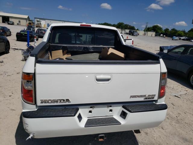 2HJYK16546H531692 - 2006 HONDA RIDGELINE RTL WHITE photo 6