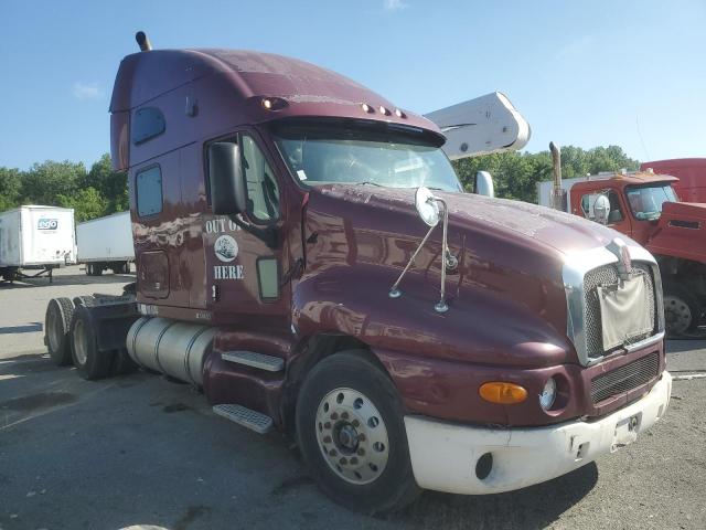 1XKTDU9X07J186589 - 2007 KENWORTH CONSTRUCTI T2000 MAROON photo 1